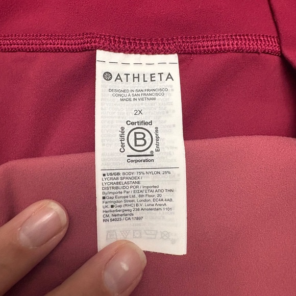Athleta Plus Size Transcend Colorblock 7/8 Tight Leggings - Picture 5 of 13